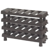 Wine rack with 4 shelves in polypropylenee, L 715 x P 220 x H 495 mm.